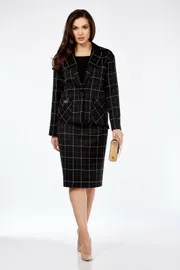 Garnitur Vilena-fashion #951 chernyj v kletku