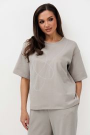 Джемпер Panda арт. 123940 светло-бежевый