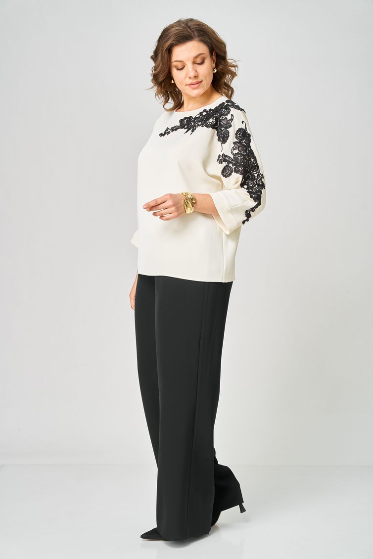 Комплект Rumoda арт. 2278 дл.р. молочный-черный