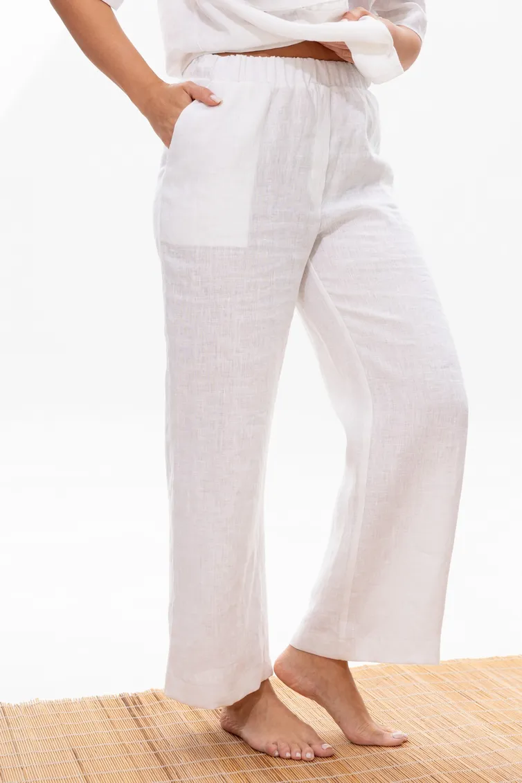 Trousers Ma Cherie #2091 belyj