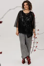 Bluzka Anelli Laurel #1781 chernyj avantyurin