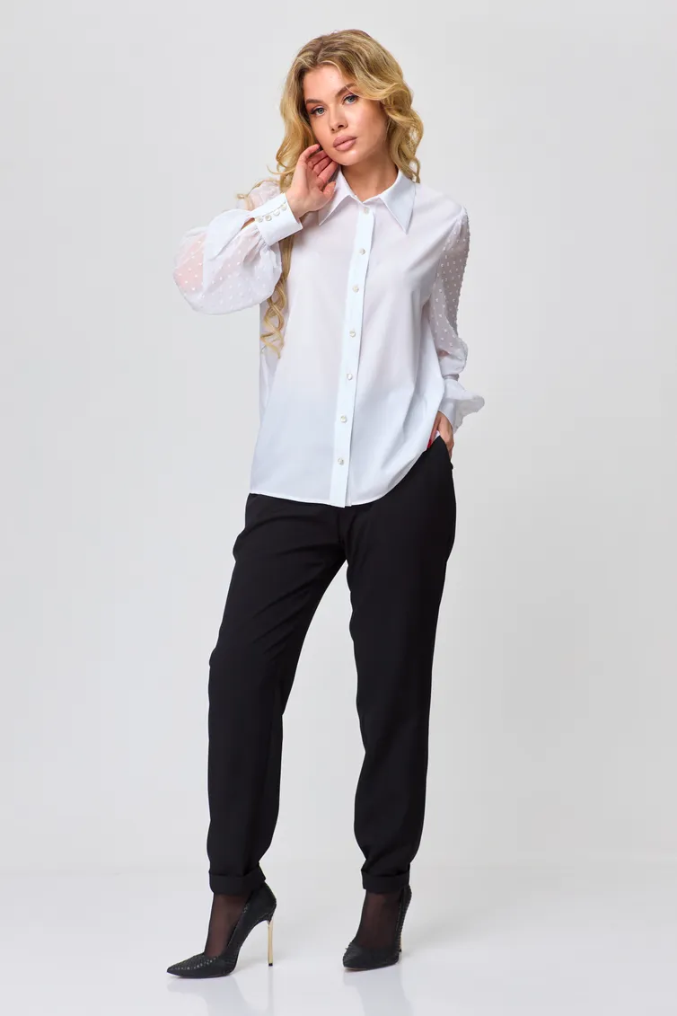 Blouse Abbi #4025 belyj