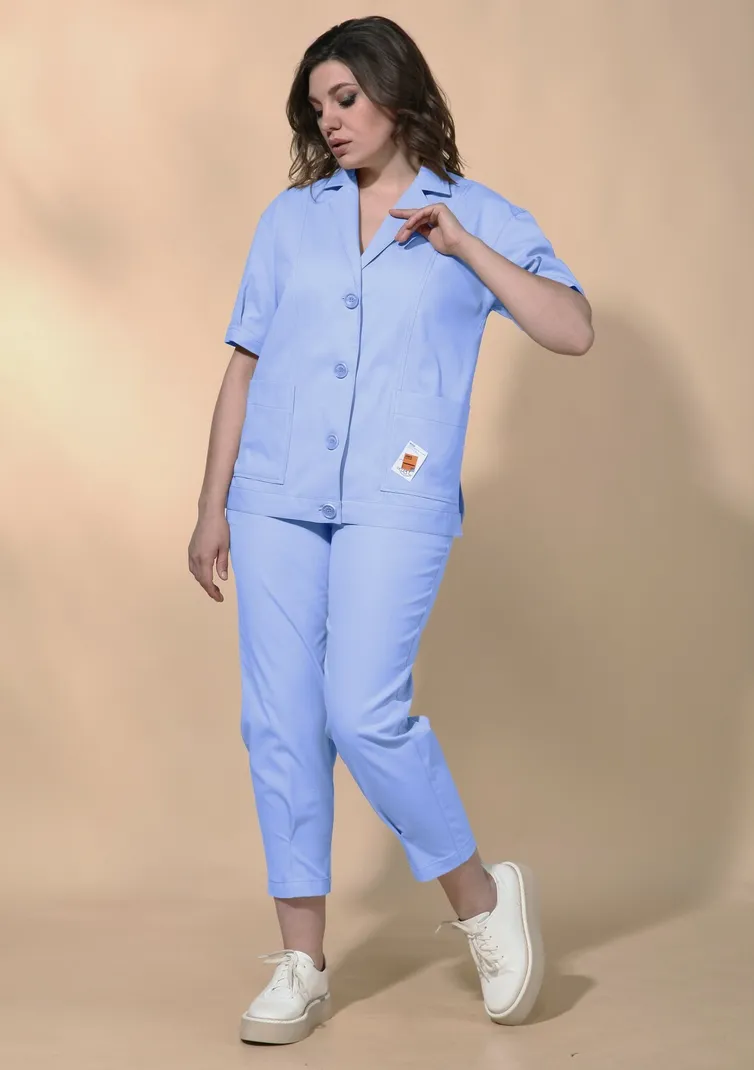 Garnitur Vilena-fashion #723A svetlo-goluboj