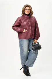 Jacket LS #6365 bordovyj