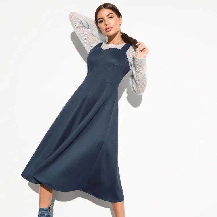 Sukienki CHARUTTI #Idealnaya figura (mist blue)