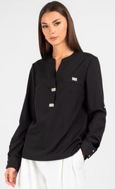 Blouse VIZAVI 739 chernyj
