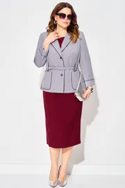 Garnitur Karina Delux #M-1382 sizyj