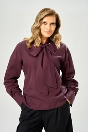 Blouse Ava fashion #M-235 bordovyj