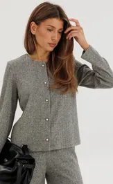 Sweter the name 2573 seryj
