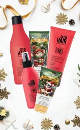 Набор косметики Новогодняя коллекция +SATIN HAIR. Атласные волосы Белита-Витэкс