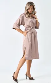 Sukienka Verita moda N-2392 mokko