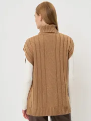 Жилет Newvay арт. 9252-91051 карамельный кофе