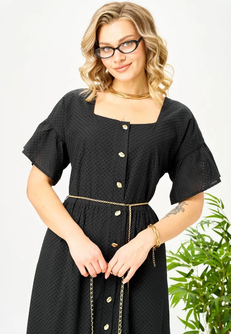 Dress Ava fashion #M-189 chernyj