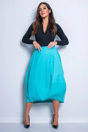 Skirt nika.pl #0504401 Sigma-44 biryuzovyj