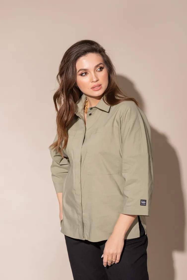 Bluzka MiSlana #6843 oliv