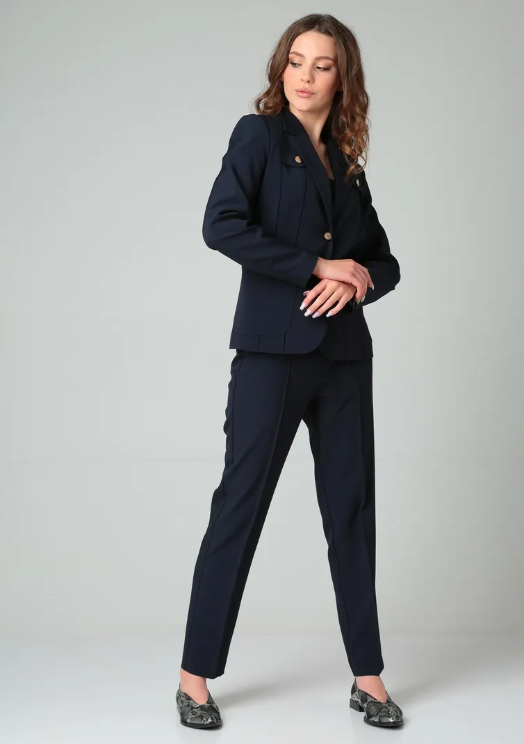 Garnitur Vilena-fashion #824 temno-sinij