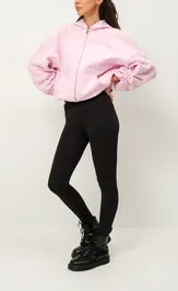 Bluza Z Kapturem Pirs 6492 rozovyj