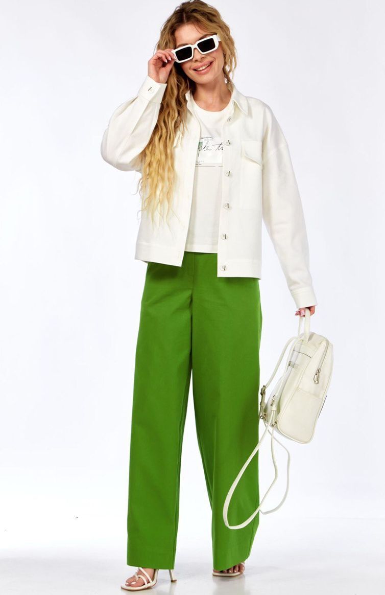 Set Milora #1349 belyj + zelenyj