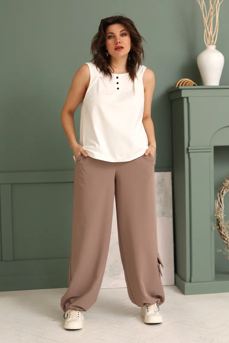 Брюки BegiModa арт. 6002 визон