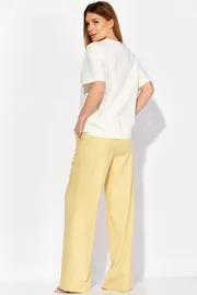 Trousers LAIKONY #L-942-2 slivochnyj