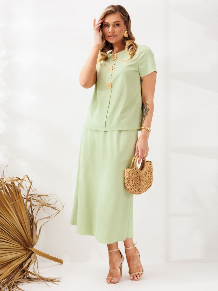 Костюм Мублиз арт. 333 фисташка