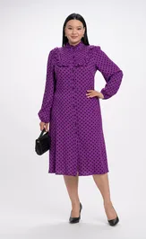 Sukienka FASHION CENTRE V-3300/Sirenevyj v gorox