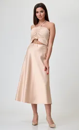 Юбка Anelli Laurel 1291 бежевый