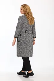 Sukienka Vilena-fashion #738 cherno-belyj