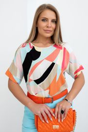 Блуза TOOK A LOOK & Angelika арт. ТБ-300к абстракция