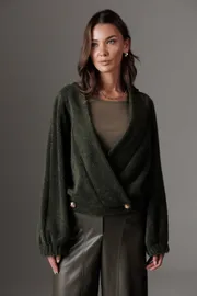 Кардиган Люше арт. 4508 зеленый