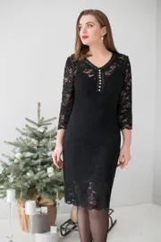 Sukienka URS #18-886-1 chernyj