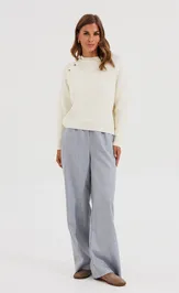 Trousers Romgil RT0240-VI5 indigo melanzh