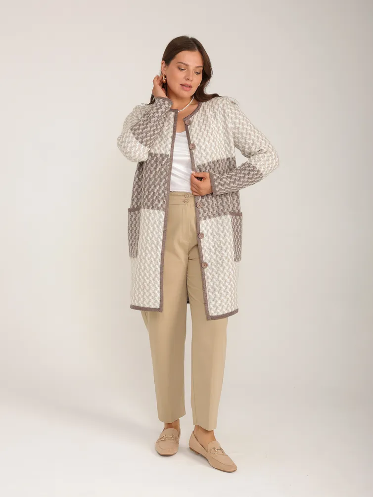 Cardigan BONADI #2091 bezhevyj