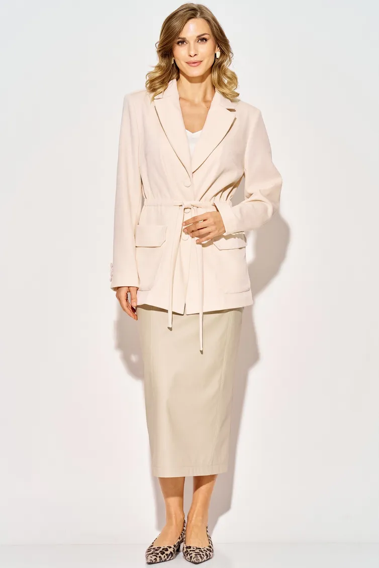 Skirt LAIKONY #L-924 sero-bezhevyj