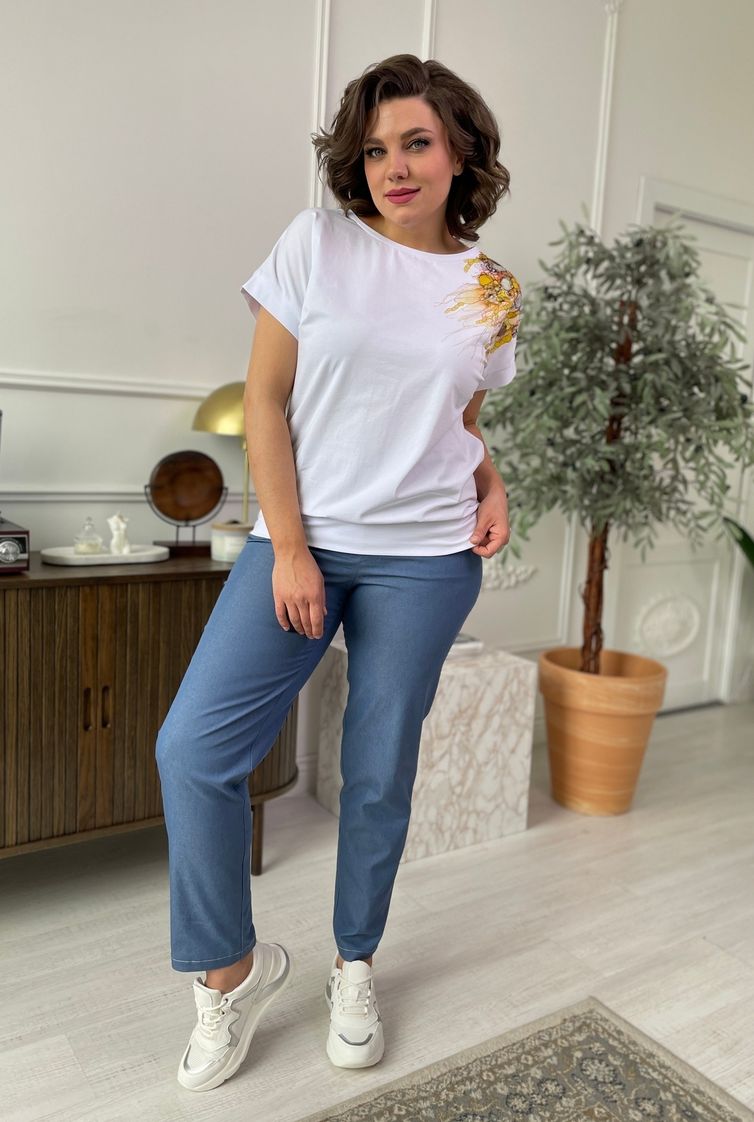 Блузки, туники Rumoda арт. 2132 белый
