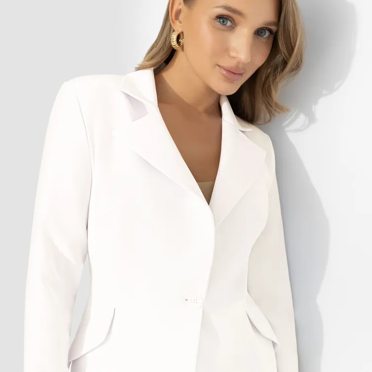 Blazer CHARUTTI #Shou-pokaz (roskoshnyj belyj)