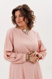 Sukienka Anelli Laurel #1836 dymchataya roza