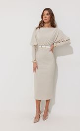 Платье Люше 4266 бежевый