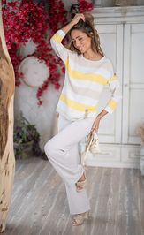 Джемпер nika.pl 030717 Hajdan-7 желтый