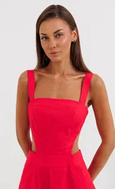 Sukienka V&N fashion 1167_krasnyj
