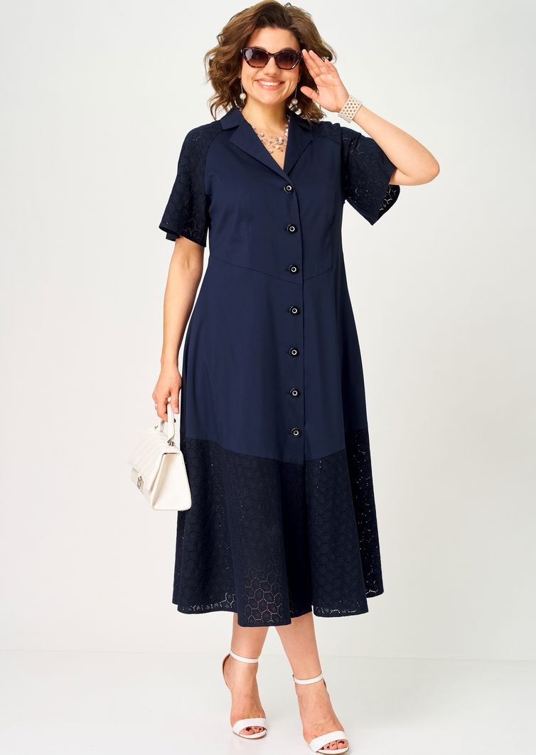 Платье EVA GRANT арт. 7216синий