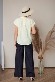 Blouse TOOK A LOOK & Angelika #MD-221 banan