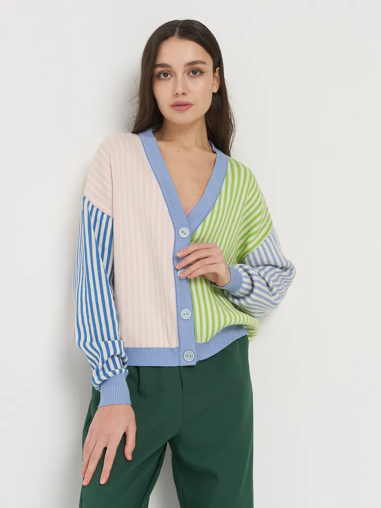Sweter Newvay #7221-14096 gol/krem/roz.zhemchug/guakamole/zvezdnyj