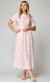Dress STEFANY 864 rozovoe