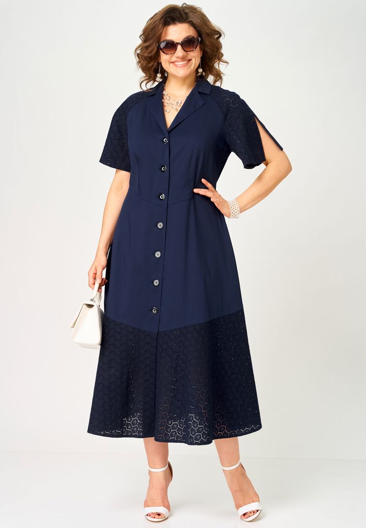 Платье EVA GRANT арт. 7216синий