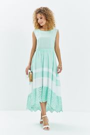 Dress Euromoda #712 myatnyj-belyj