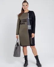 Sukienka BONADI #1562 xaki