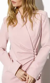 Sukienka Pirs 6649 pudrovyj