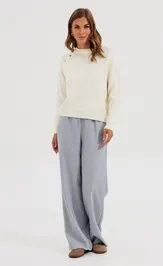 Spodnie Romgil RT0240-VI5 indigo melanzh