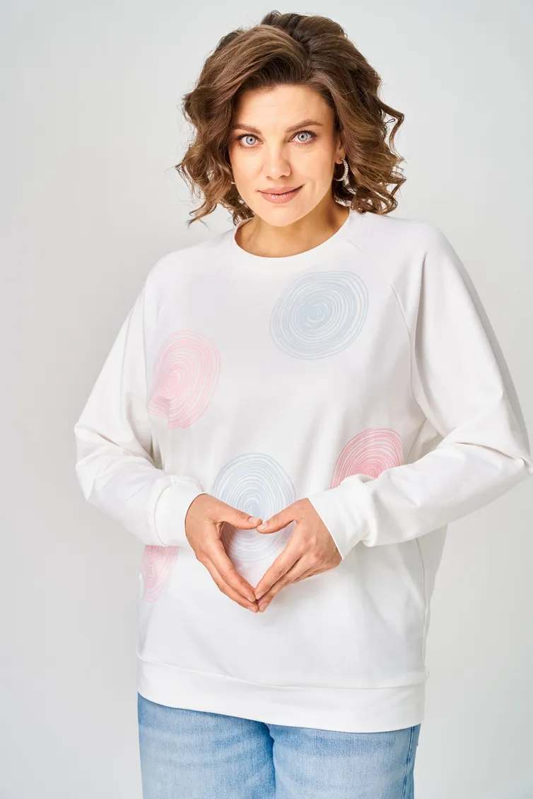 Джемпер Rumoda арт. 2286 молочный